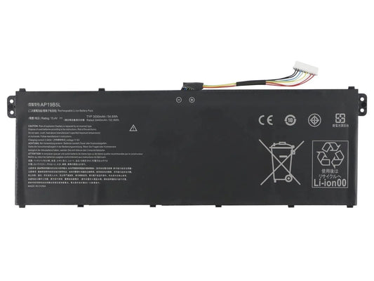 RETRO Acer Aspire AP19B5L 4-Cell Notebook Bataryası (52Wh)