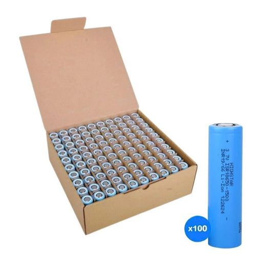 Highstar - ISR18650-1500 - 3.7V 1500 Mah Li-ion Şarjlı Pil - 30A 100 Lü Paket