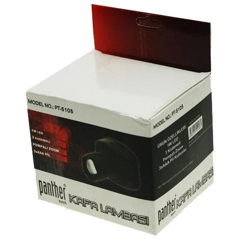 Panther PT-5105 Kafa Feneri 3xAAA Pilli