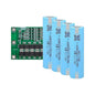 Aspilsan INR18650A28 - 3.7V 2800 mAh Li-ion Şarjlı Pil - 25A 4 Lü  (+ - Pinli) 4S 40Ah Koruma Devresi