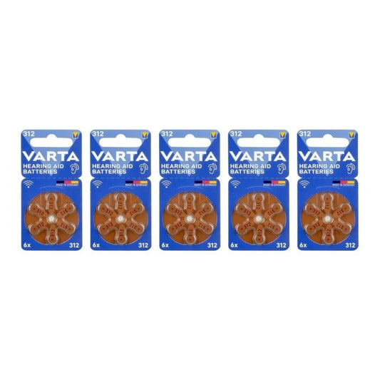 Varta 312 Kulaklık Pili 6lı Blister 5Li Paket