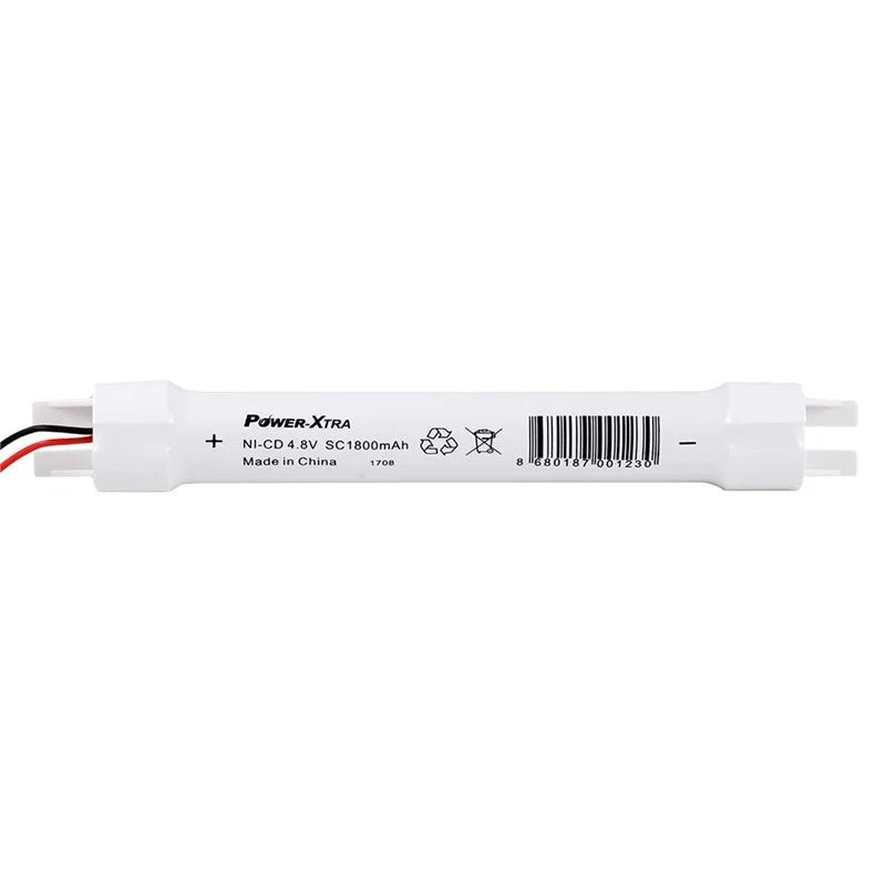 Power-Xtra 4S1P - 4.8V 1800 mAh SC - Ni-Cd Şarjlı Batarya - Soketli-VH-55cm