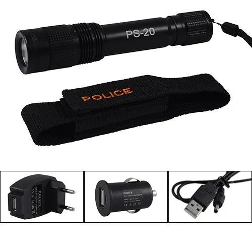 Police PS-20 Cree Power Led Şarj Edilebilir El Feneri (İ)