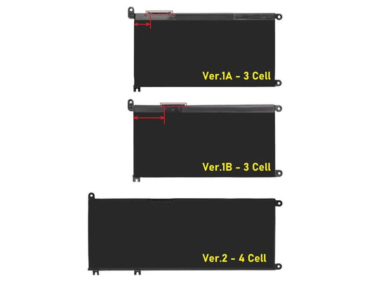 Dell Latitude 3400 Notebook Bataryası - Pili / FreeCell - Ver.1A - 3 Cell