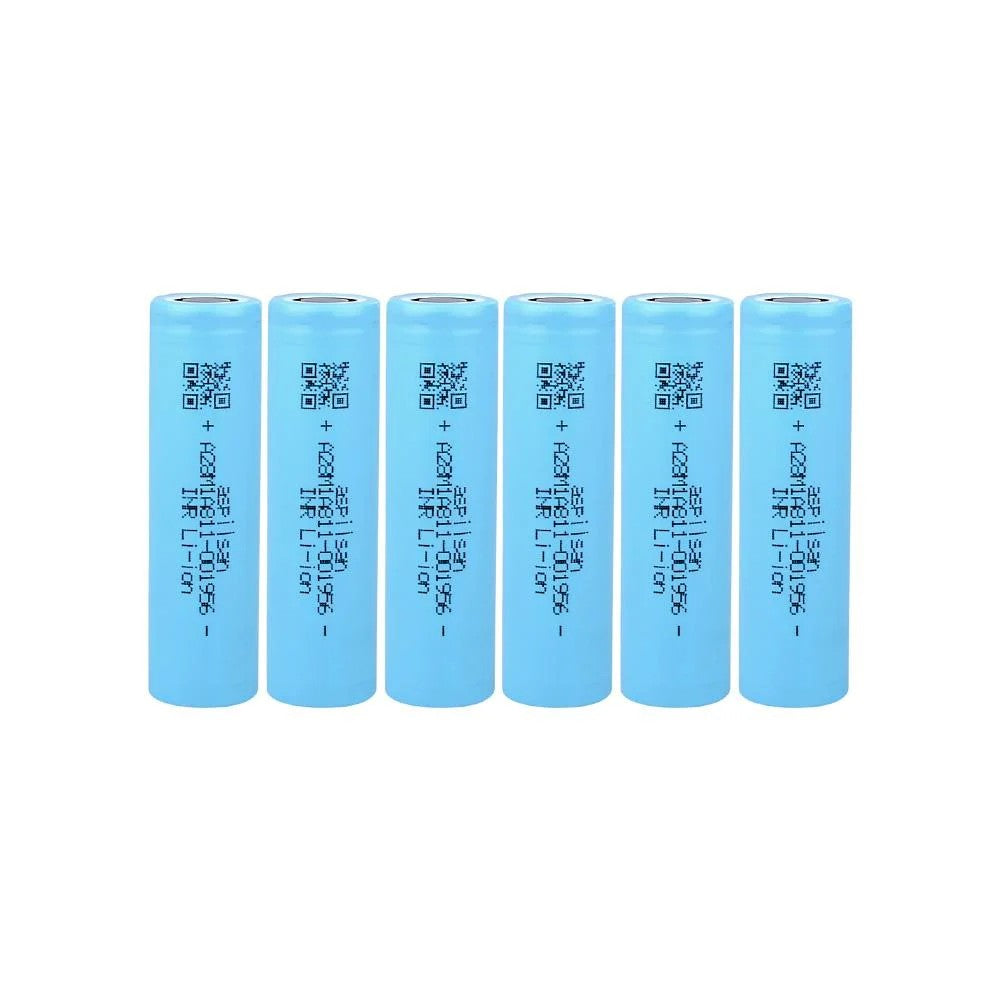 Aspilsan INR18650A28 - 3.7V 2800 mAh Li-ion Şarjlı Pil - 25A 6'Lı Paket