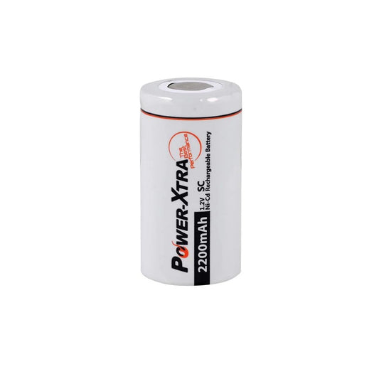 Power-Xtra 1.2V 2200 Mah - SC - Ni-Cd Şarjlı Pil - PVC - Başsız
