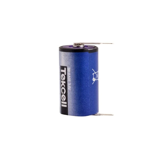Tekcell SB-AA02-ER142502PT - 1/2AA Size - 3.6V Li-SOCl2 Lithium Pil - 2 Pinli