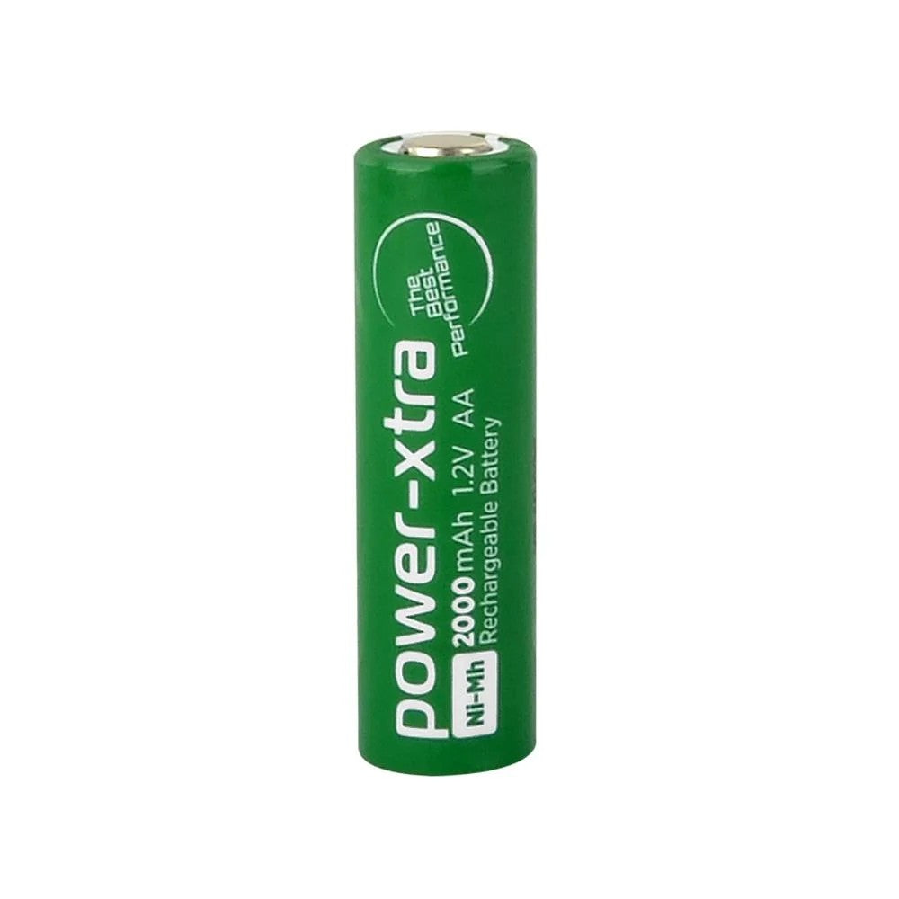 Power-Xtra 1.2V 2000 Mah - AA Size - Ni-Mh Şarjlı Pil - Flat-Başsız