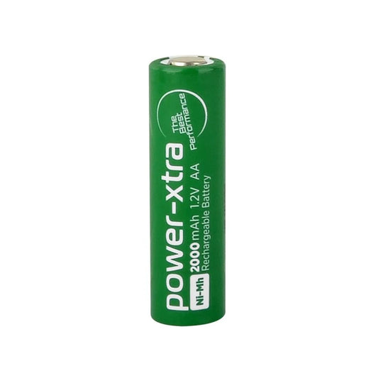 Power-Xtra 1.2V 2000 Mah - AA Size - Ni-Mh Şarjlı Pil - Flat-Başsız