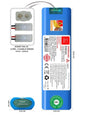 Rowenta RR7635WH/NS0 3500mAh Uyumlu Bataryası Robot Süpürge Pili Li-ion Yedek Pil Paketi B3501BS-Row-002