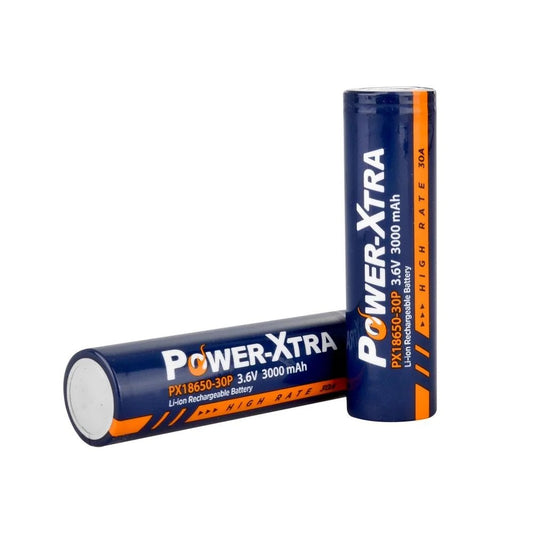 Power-Xtra PX18650-30P - 3.7V 3000 Mah Li-ion Şarjlı Pil - 5C - 15A