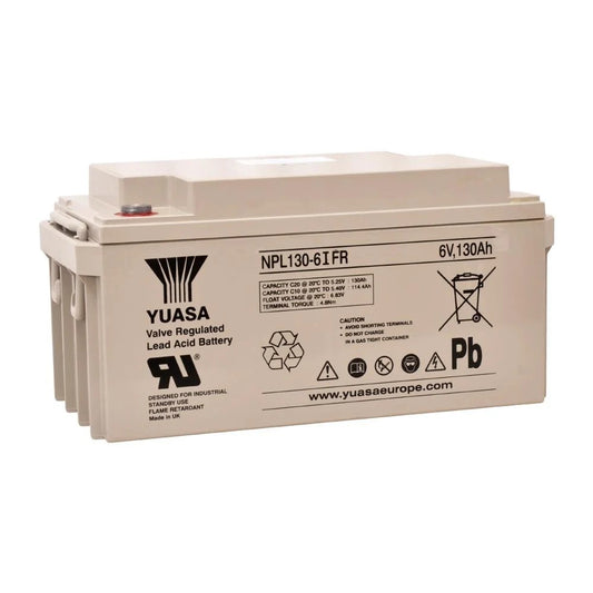 Yuasa NPL130-6IFR - 6V 130 Ah Bakımsız Kuru Akü