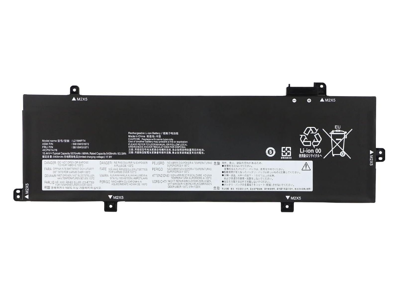 RETRO Lenovo ThinkPad T16 Gen1, L21M4P74 Notebook Bataryası