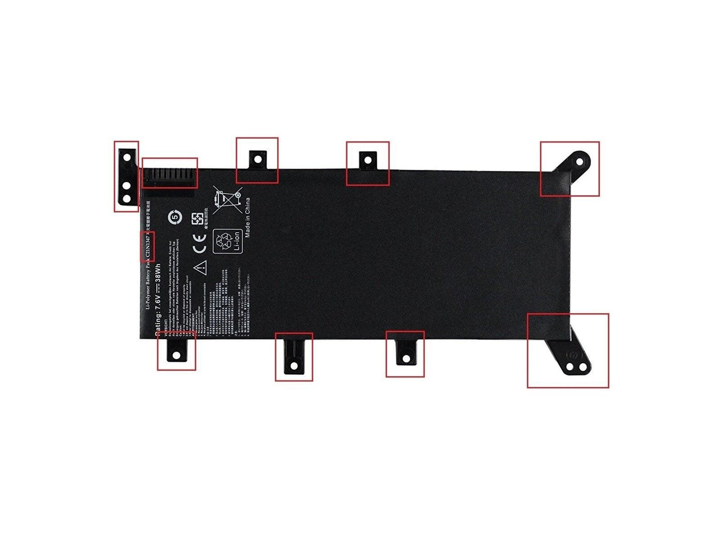 Asus X555L Notebook Bataryası - Pili / FreeCell - Ver.1
