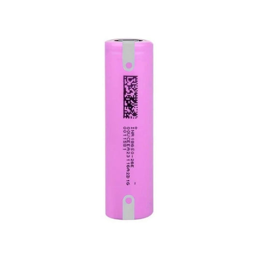 DMEGC INR18650-26E - 3.7V 2600 Mah Li-ion Şarjlı Pil - 7.5A (+ - Pinli)