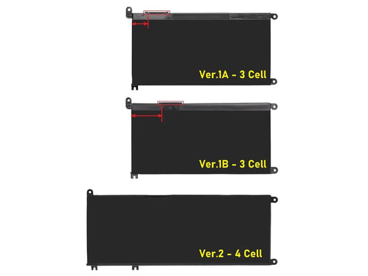 Dell Latitude 3400 Notebook Bataryası - Pili / RETRO - Ver.1B - 3 Cell