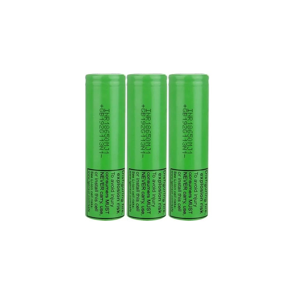 LG Chem INR18650MJ1 - 3.7V 3500mAh Li-ion Şarjlı Pil - 10A 3 Lü Paket