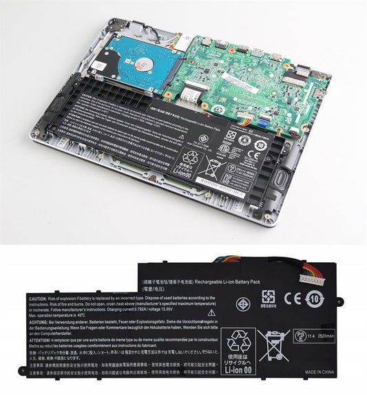 Acer Aspire E3-112, E3-112M Notebook Bataryası - Pili / RETRO - Ver.1