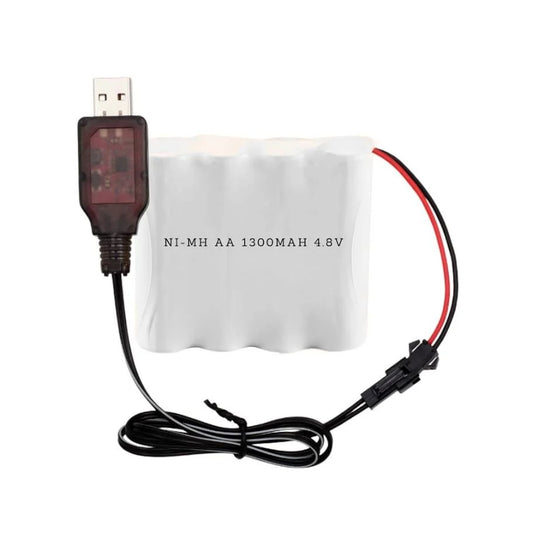 PB 4.8V 1300 mAh Şarjlı Oyuncak Bataryası ve Şarj Cihazı