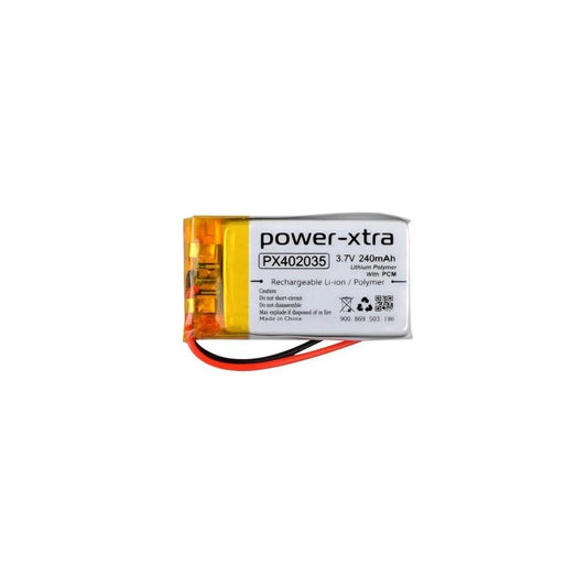 Power-Xtra PX402035 - 3.7V 240 mAh Li-Polymer Pil - Devreli