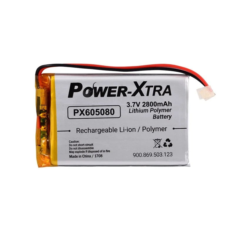 Power-Xtra PX605080 - 3.7V 2800 mAh Li-Polymer Pil - Devreli