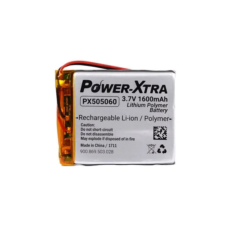 Power-Xtra PX505060 - 3.7V 1600 mAh Li-Polymer Pil - Devreli - 2.0A