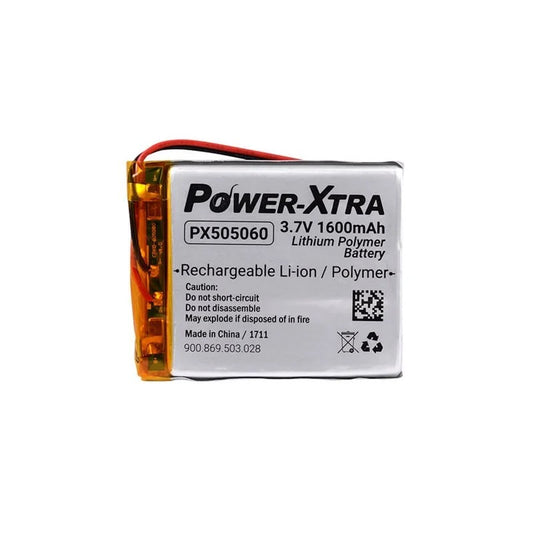 Power-Xtra PX505060 - 3.7V 1600 mAh Li-Polymer Pil - Devreli - 2.0A