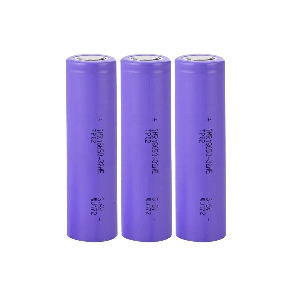 Tenpower INR18650-32HE - 3.7V 3200 Mah Li-ion Şarjlı Pil - 10A 3 Lü Paket