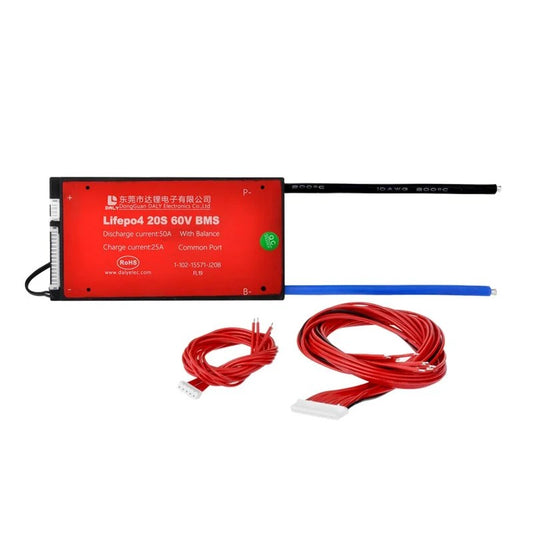 Daly - 20S - 64.0V 50A - LiFePO4 BMS Devre - Balans