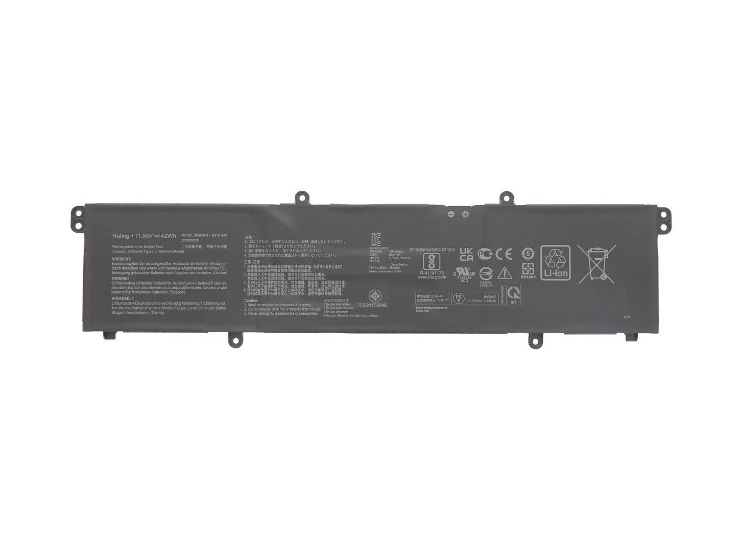 RETRO Asus B1400CE, B31N1915 Notebook Bataryası