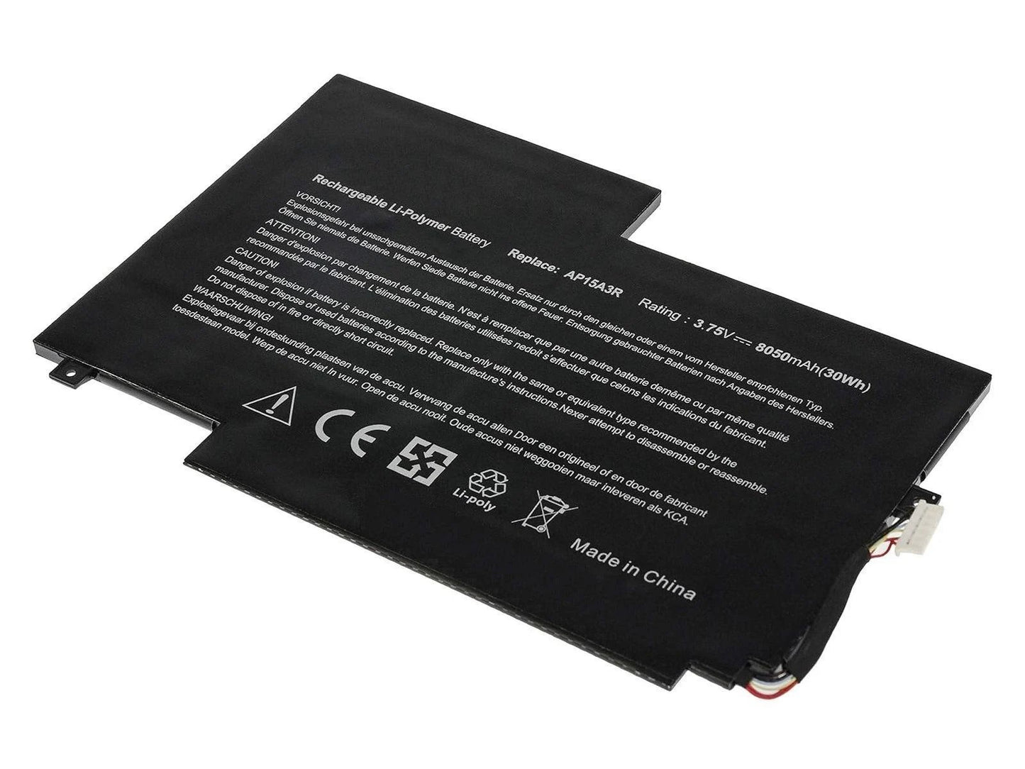RETRO Acer Aspire SW3-013, AP15A3R Notebook Bataryası