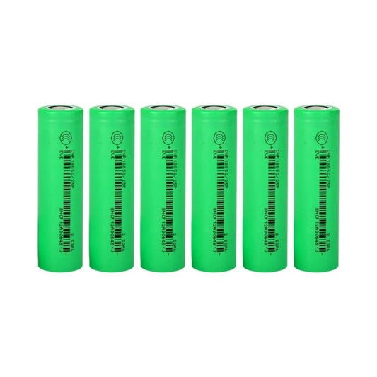 EVE INR18650-25P - 3.7V 2500 mAh Li-ion Şarjlı Pil - 30A 6 Lı Paket