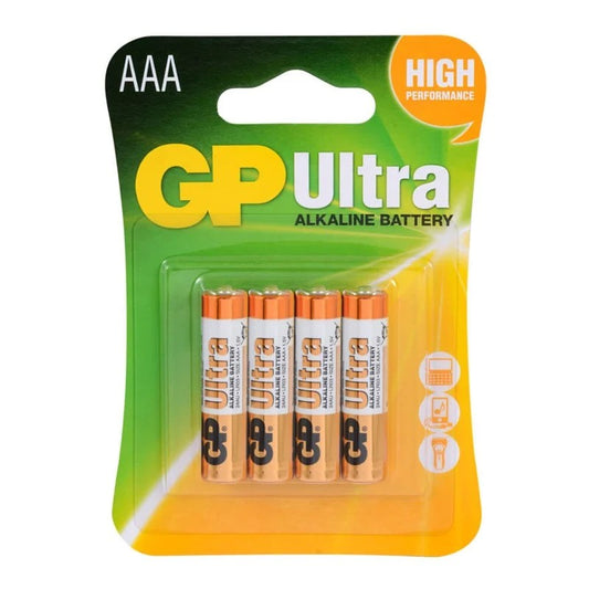 GP 24AU-2U4 LR03 AAA G-Tech Ultra Alkalin İnce Kalem Pil 4lü