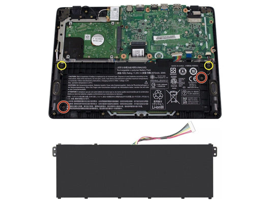 Acer Aspire E3-112, E3-112M Notebook Bataryası - Pili / FreeCell - Ver.2