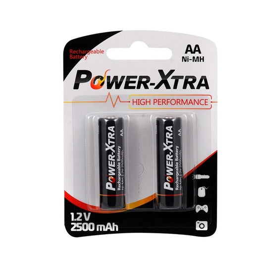 Power-Xtra 1.2V 2500 Mah AA Size Şarjlı Pil - 2li Blister