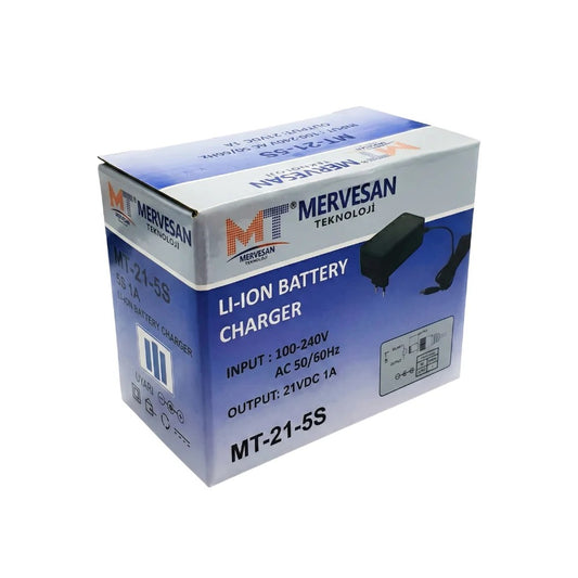 Mervesan MT-21-5S 21V 1.0Ah 21W Li-İon / Li-Po Şarj cihazı