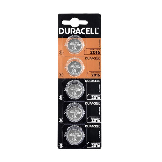 Duracell CR2016 3V Lityum Pil 5li - EOL