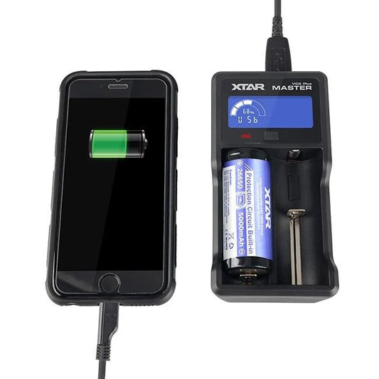Xtar VC2 Universal Plus Master - Li-ion/Ni-Mh/Ni-Cd Pil Şarj Cihazı