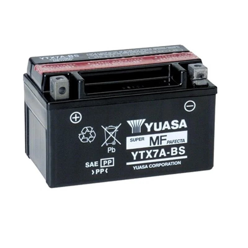Yuasa YTX7A-BS 12V 6 Ah 105 EN Motosiklet Aküsü