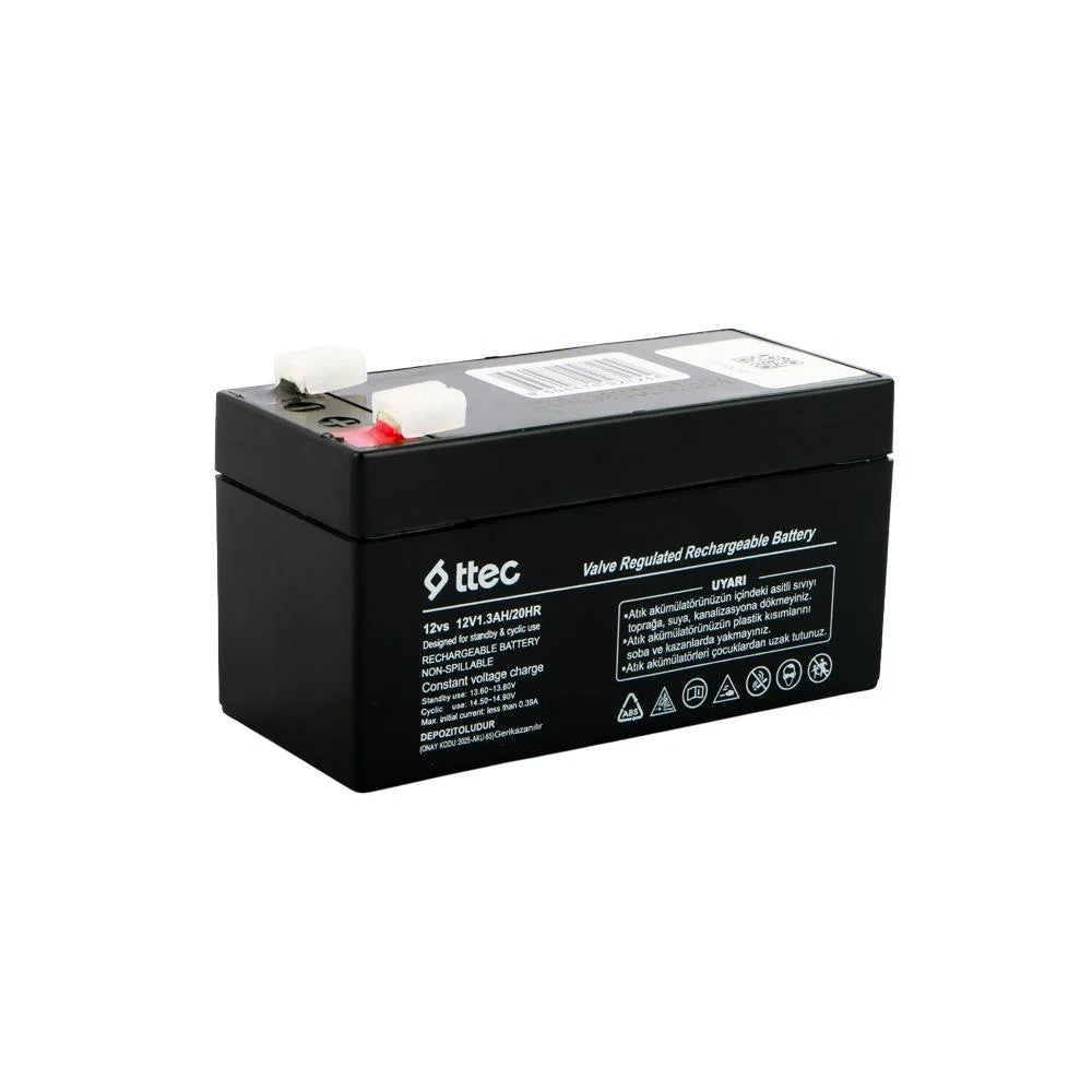 Ttec 12V 1.3 Ah Bakımsız Kuru Akü