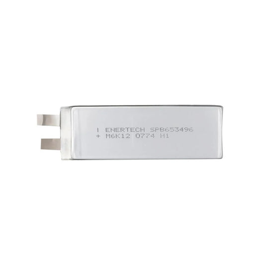 Enertech SPB653496H1 - 3.7V 2100 mAh Li-Polymer Pil - 18C - 37.8A