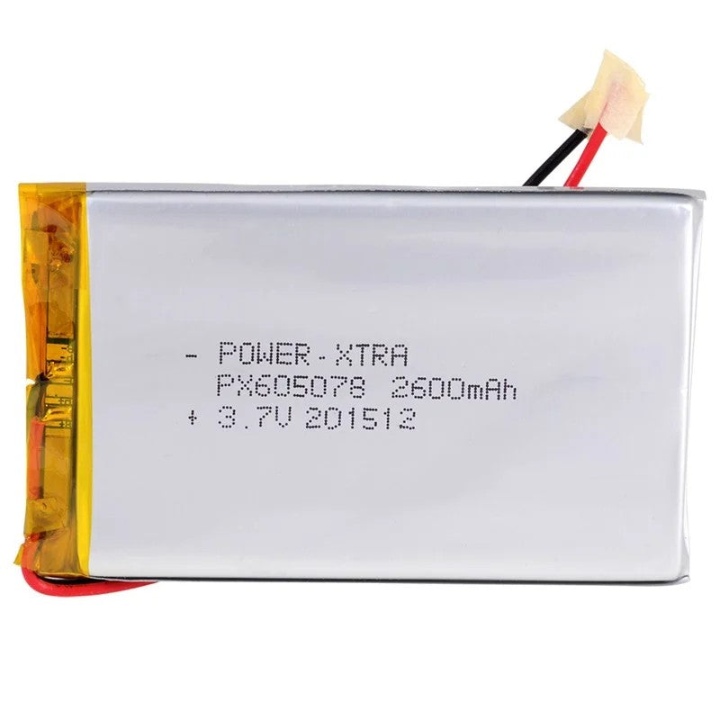 Power-Xtra PX605078 - 3.7V 2600 mAh Li-Polymer Pil - Devreli