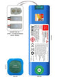 Trident Pro Max 6400mAh Uyumlu Bataryası Robot Süpürge Pili Li-ion Yedek Pil Paketi C6401BS-Tri-001