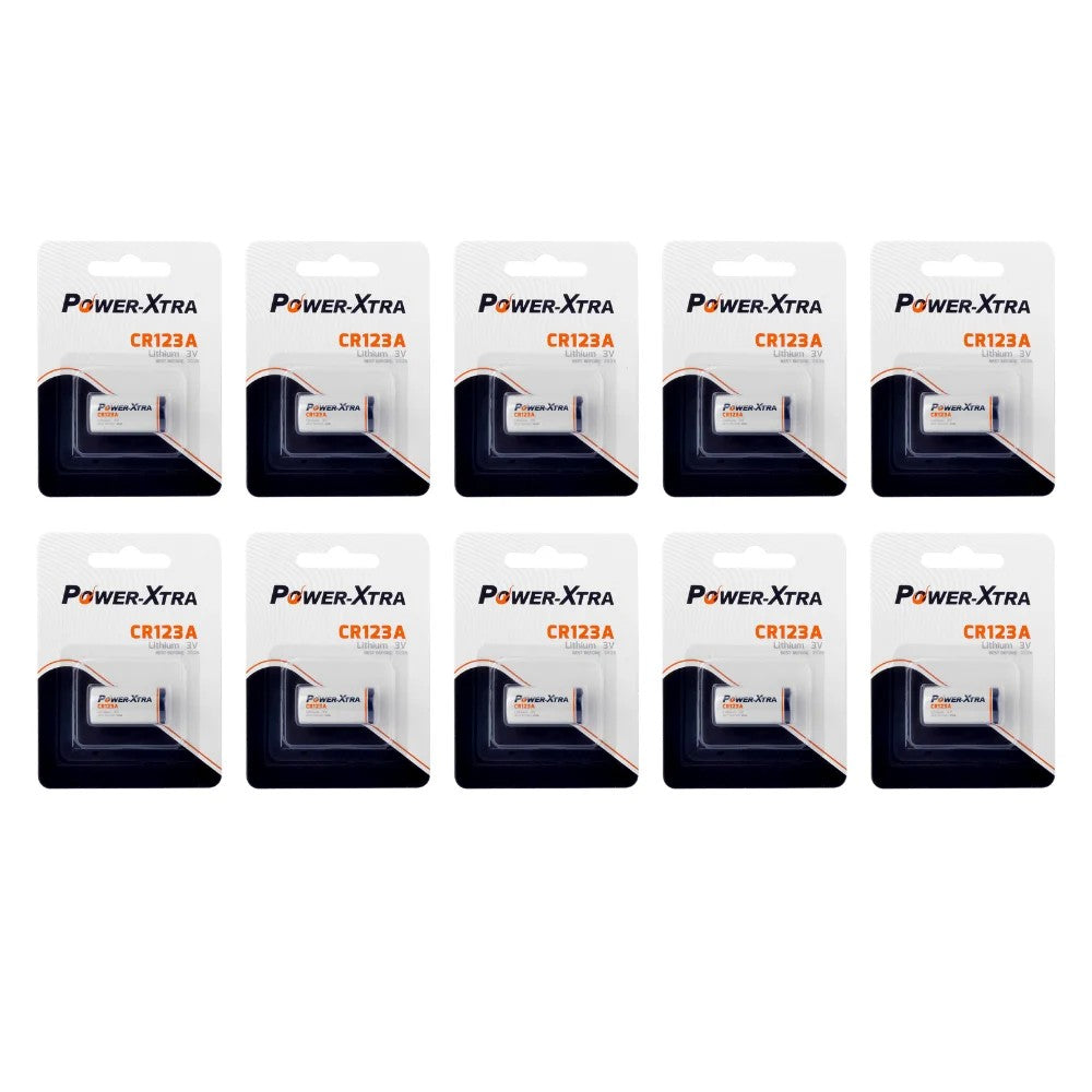Power-Xtra CR123A Lithium Pil - 10 lu Paket