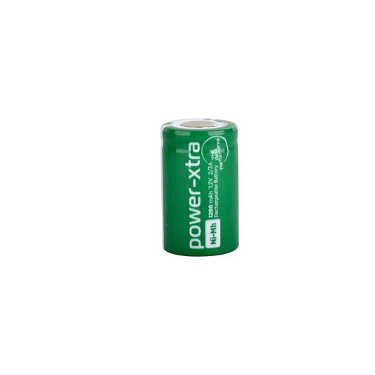 Power-Xtra 1.2V 1200 Mah- 2/3A -Ni-Mh Şarjlı Pil -Flat-Başsız