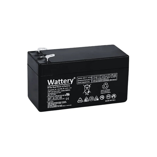 Wattery NP12-1.3 12V 1.3Ah Bakımsız Kuru Akü