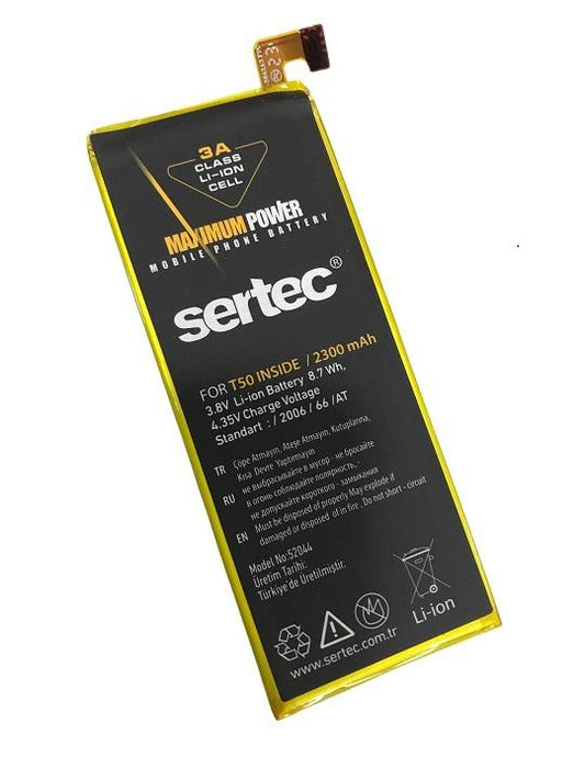 SERTEC - Turkcell T-50 Uyumlu Batarya