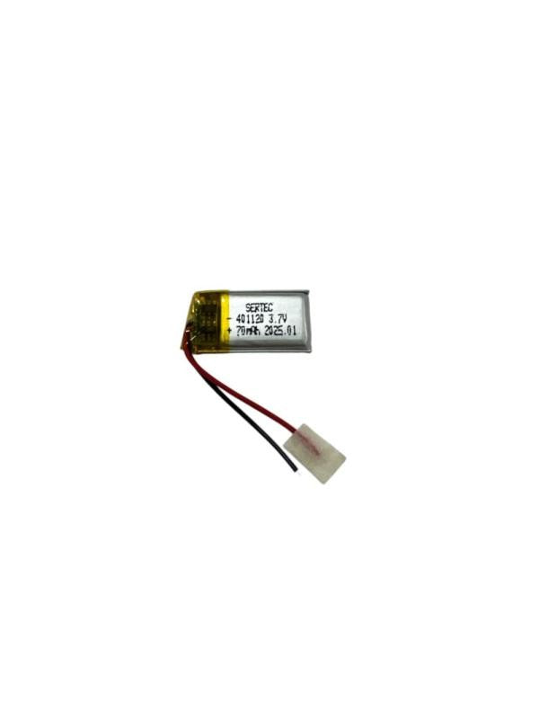 Sertec 401120 3.7V 70 MAh Li-Polymer Pil (Devreli/1.5A)