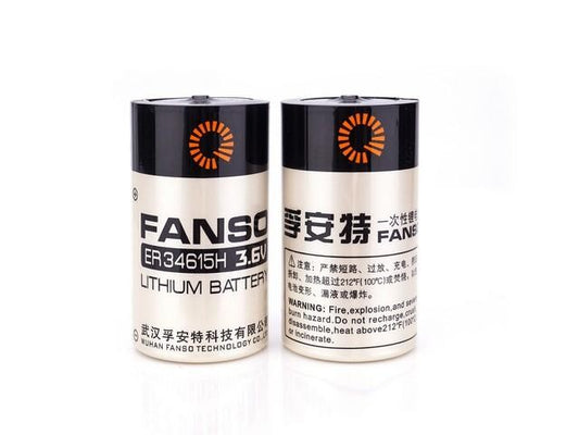 FANSO ER34615H 3.6V D Size Lithium Pil (Li-SOCL2)