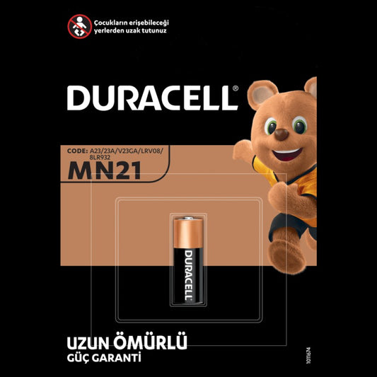 Duracell MN21 / A23 / 23A 12V Pil